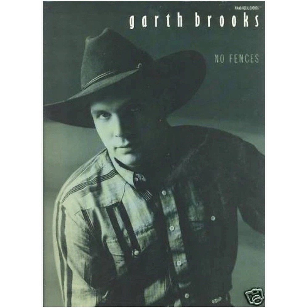 "1991" Garth Brooks No Fences Songbook Piano Vocal Chords Sheet Music